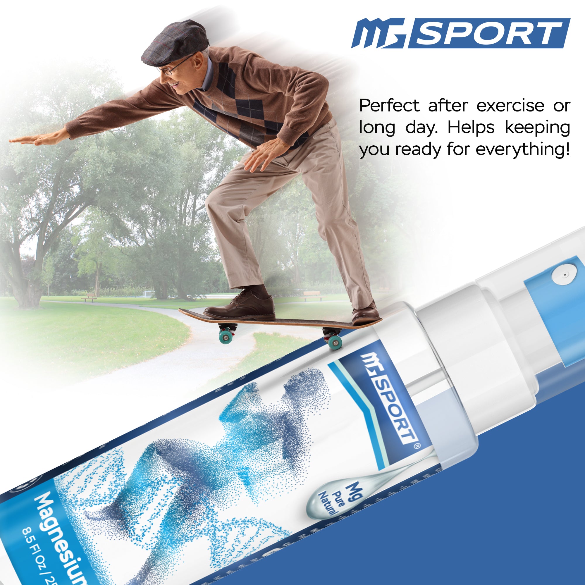 High Absorption Magnesium Supplement (100 Count) and Oil for Leg Cramps - Helps Sore Muscles and Muscle Recovery