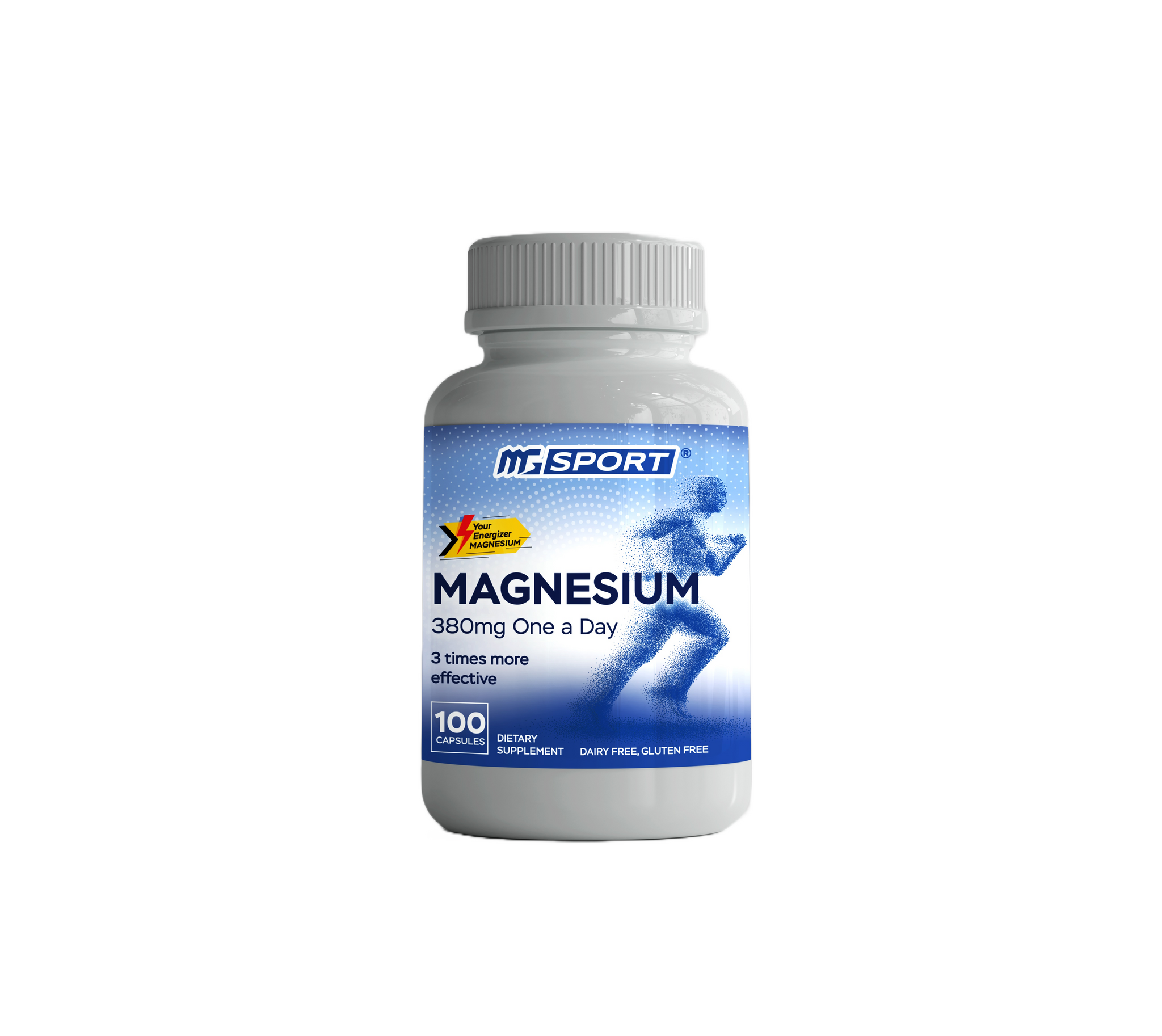 High Absorption Magnesium- 100 Capsules Set of 3 with Free Shipping ...