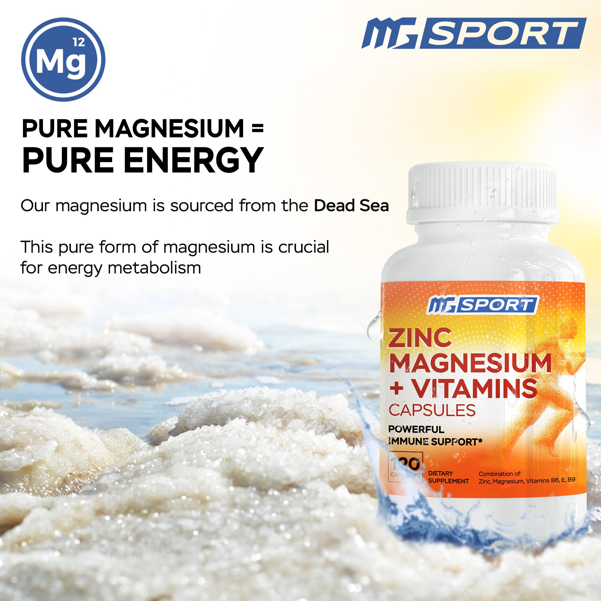 EZ-MG Zinc and Magnesium - Supports Immune System