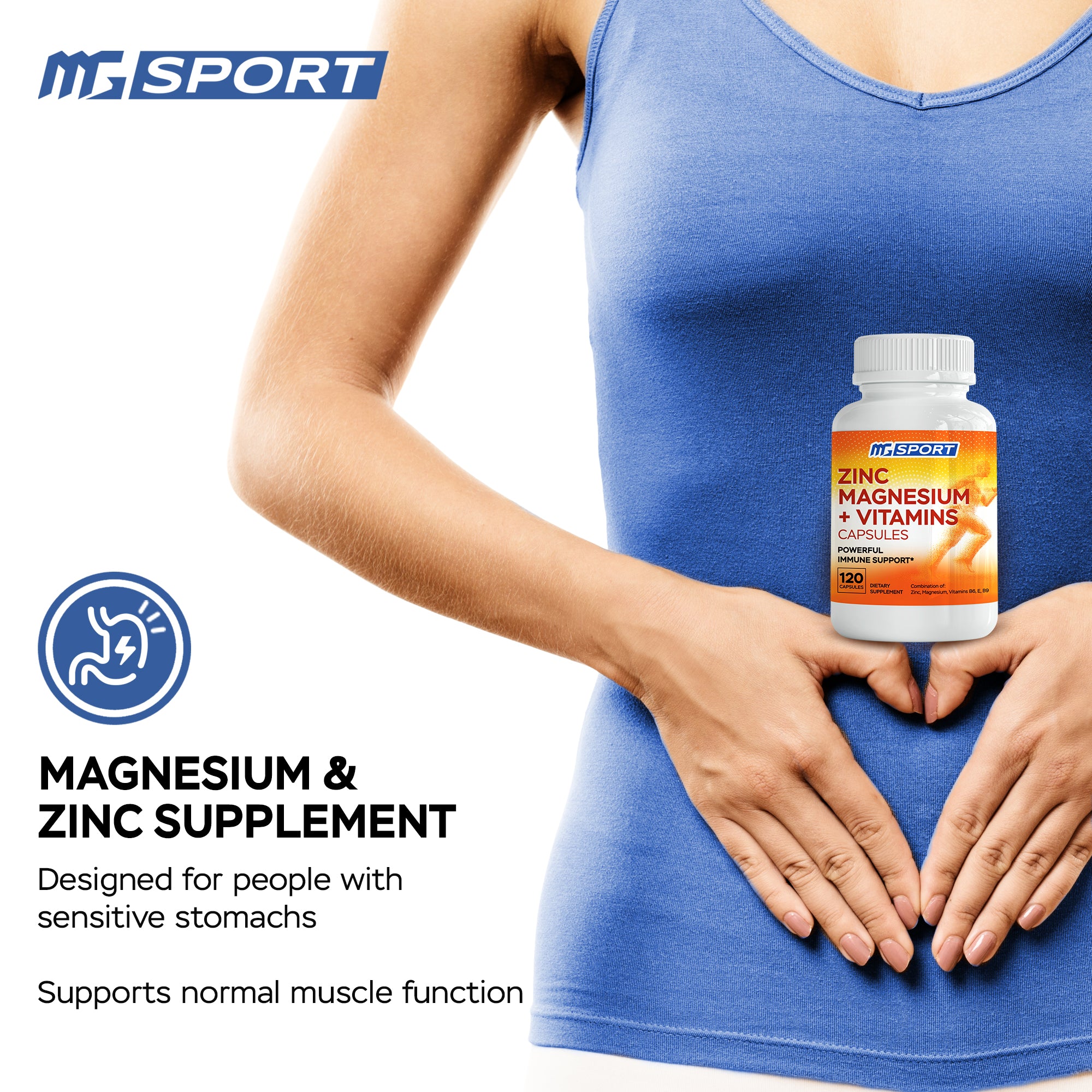 EZ-MG Zinc and Magnesium - Supports Immune System