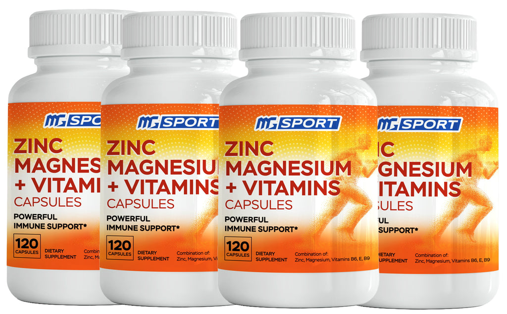 EZ-MG Zinc and Magnesium - Set of 4 with Free Shipping